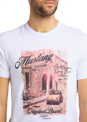 T-shirt maglietta da uomo Mustang 1009049-2045