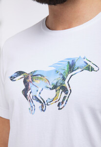 T-shirt maglietta da uomo Mustang 1007582-2045